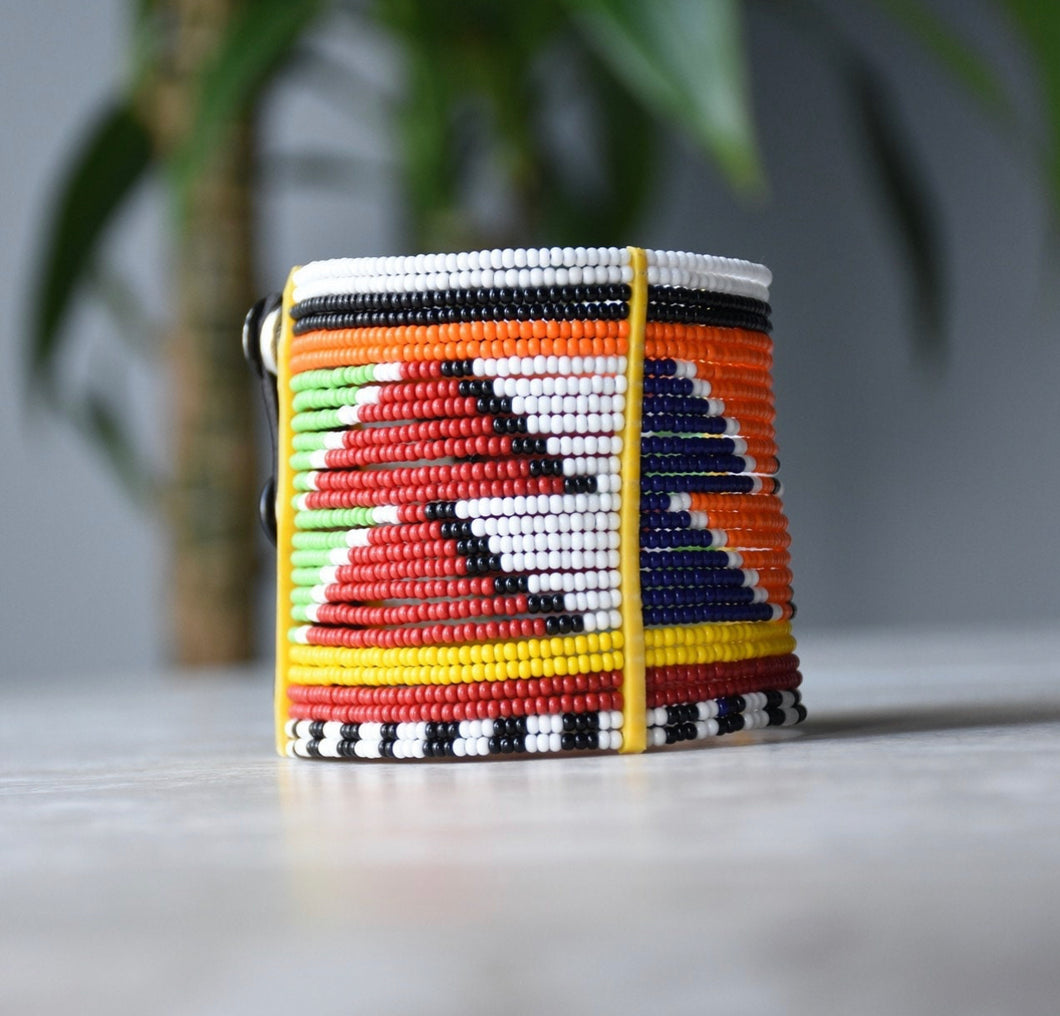 Maasai Beaded Cuff Bracelet