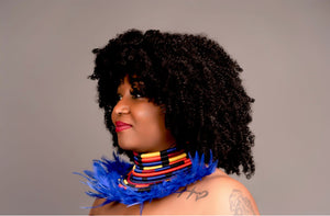 Feathered Malkia Neck Piece
