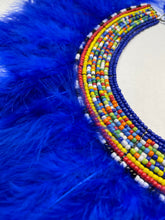 Load image into Gallery viewer, Feathered Maasai Neck Piece 
