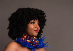 Feathered Malkia Neck Piece